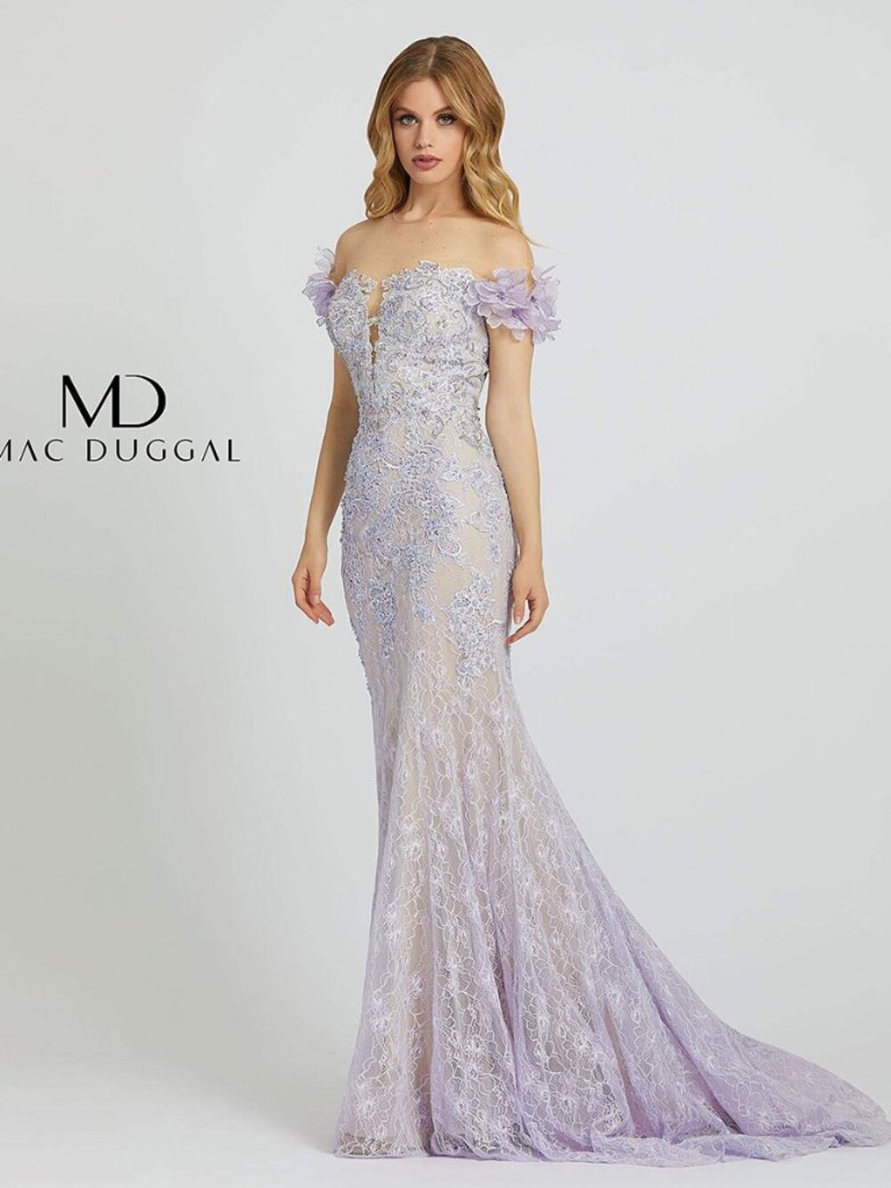 Purple Tight Gown